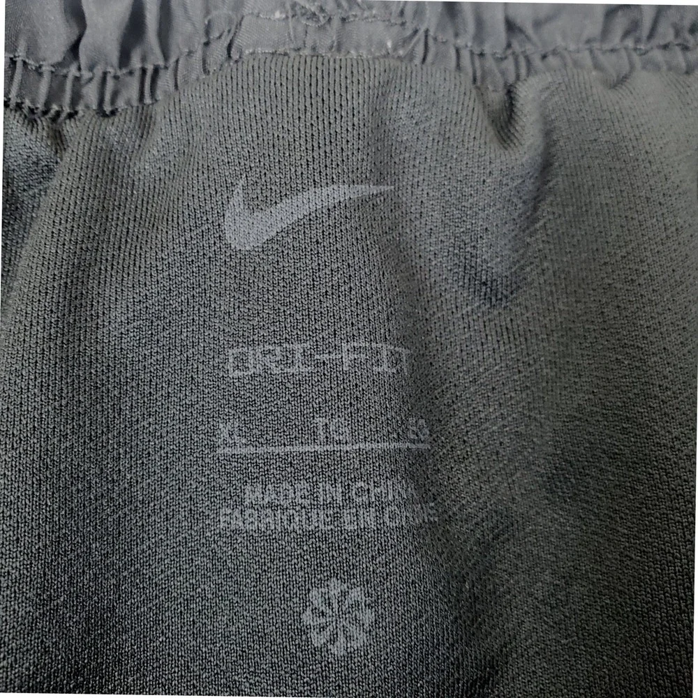 Nike Dri-FIT Running Shorts Womens XL Black Athletic Gym Workout Mesh Trim